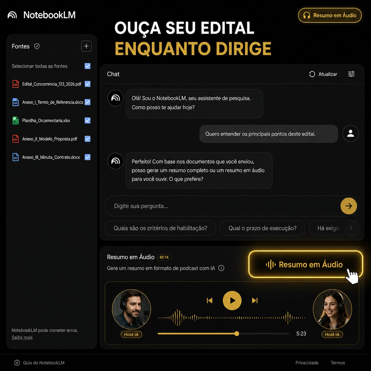 Sistema de Análise em Áudio